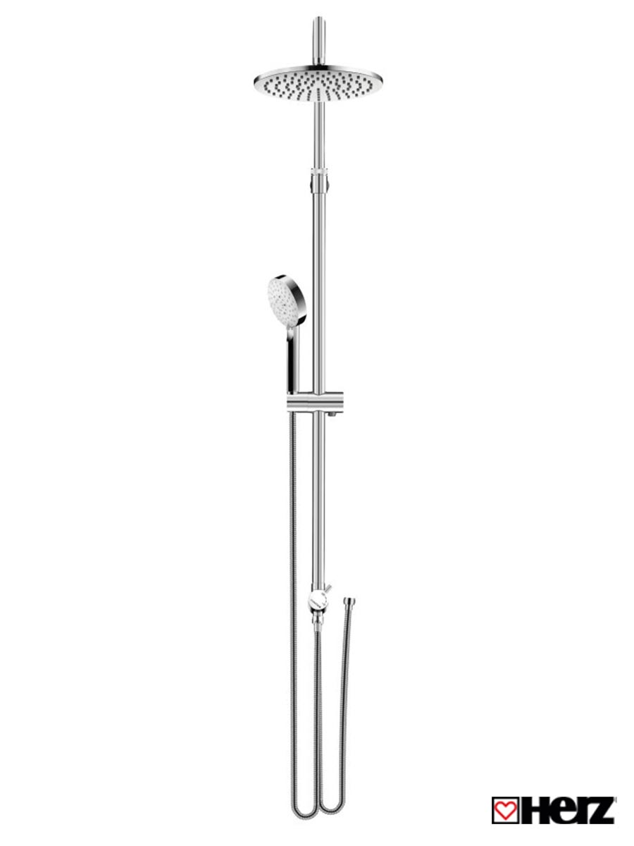 Usponski tuš sa ručnim tušem Pure-12551-Herz Usponski tuš sa ručnim tušem Pure-12551-Herz