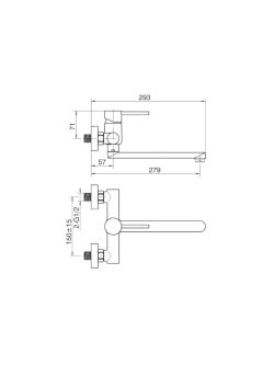 baterija-za-sudoperu-lavabo-sa-dugom-lulom-minotti-tubo-6115L