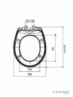Wc daska termoplast Akdeniz Lapino