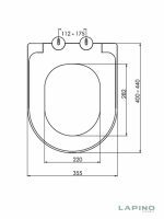 Wc daska duroplast Elegance Lapino soft-close-3