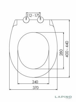 Wc daska duroplast Star Lapino