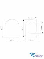 Wc daska Visam-Aksaya duroplast soft close-2