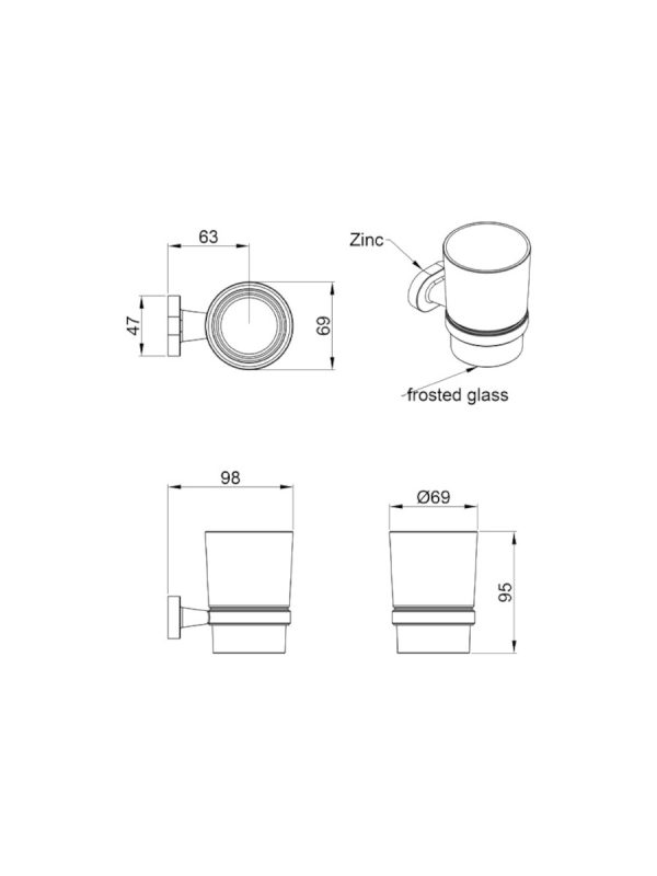 Kupatilska galanterija Enjoy Linni - Slika 4