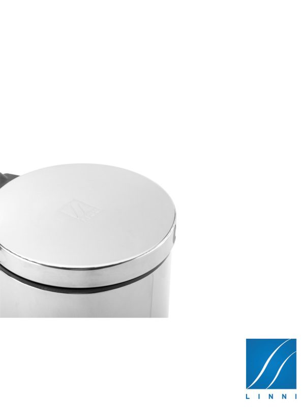 Kanta za otpatke hrom 5 litara Classic Linni - Slika 2