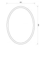 Ogledalo 45x60 Linni 422 Classic - Slika 2