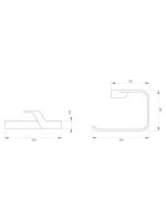 Držač malog peškira C-03-102 Linea Concept - Slika 2