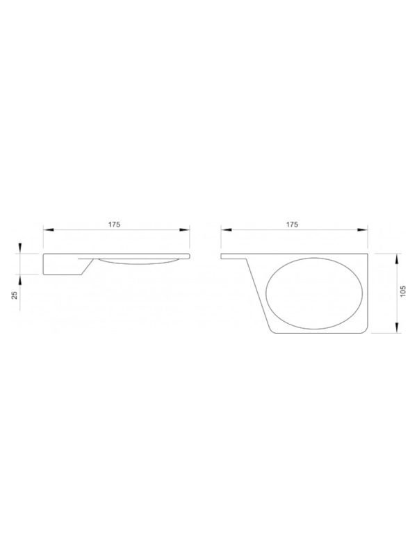 Držač sapuna metalni C-03-103 Linea Concept - Slika 2