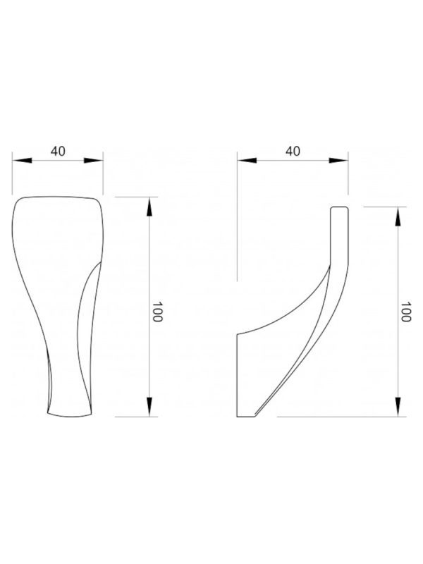 Držač za bade mantil  C-03-107 Linea Concept - Slika 2