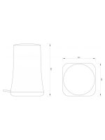 Kanta za otpatke crna 5 litara C-07-005-CB Concept - Slika 2