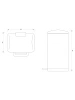 Kanta za otpatke hrom 12 litara C-07-012-CK Concept - Slika 2