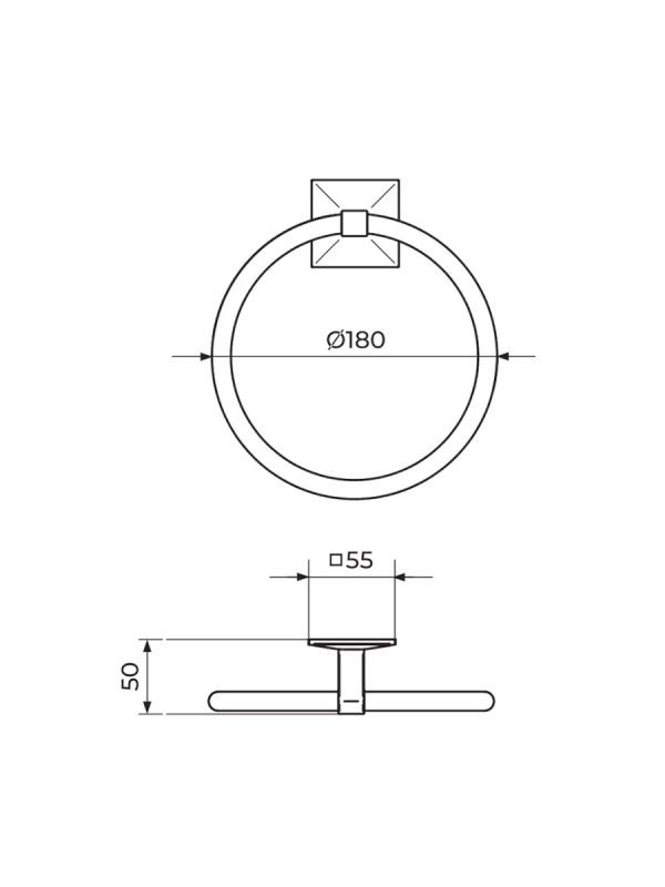 Držač peškira Smart JA903 Rosan - Slika 2