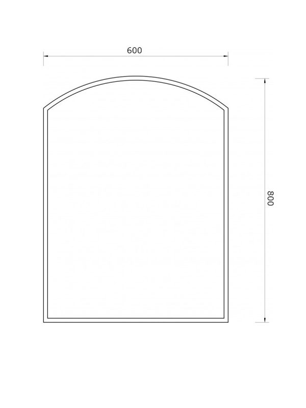 Ogledalo 60x80 Linni 514 Classic - Slika 2