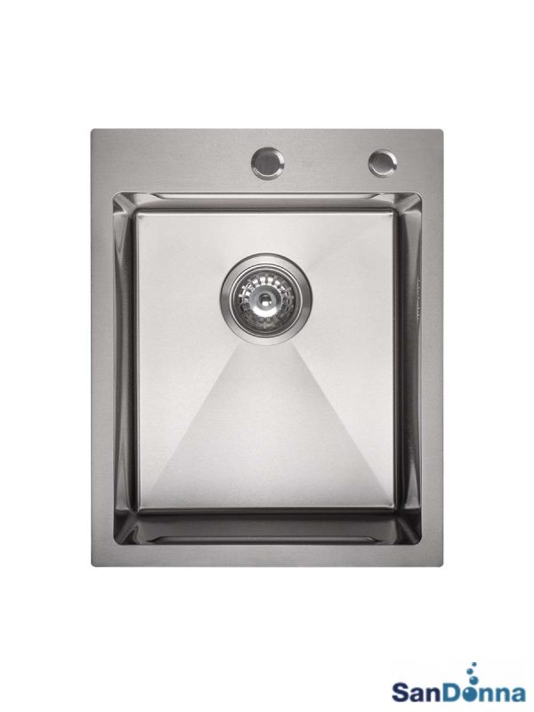 Inox sudopera Sandonna HD4050R Hrom komplet -2