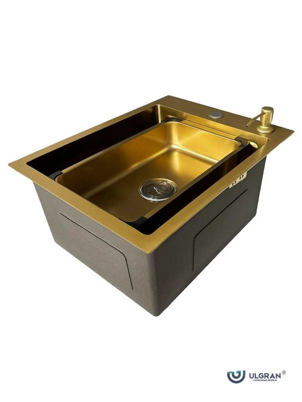 Inox sudopera Ulgran HD4050 Zlatna komplet-2