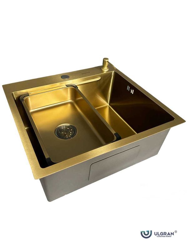 Inox sudopera Ulgran HD5550 Zlatna komplet-3
