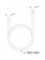 Tuš crevo TC1010 Minotti - Slika 2