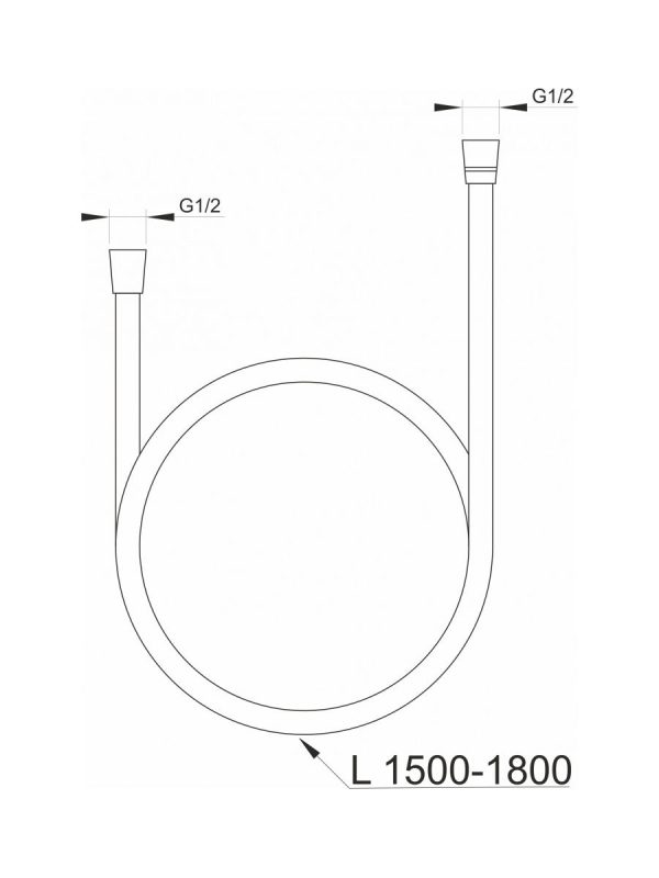 Tuš crevo TC1010 Minotti - Slika 2