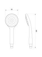 Tuš ručica hrom C-05-5200 Concept - Slika 2