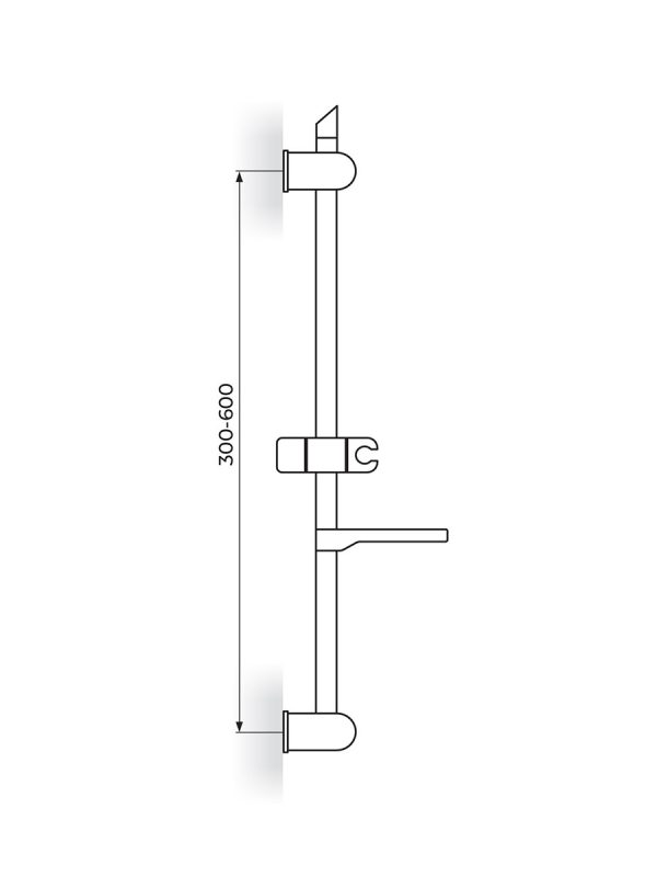 Klizna šipka set PDTZC91 Rosan - Slika 2