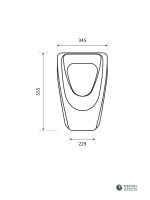 Pisoar Posejdon sa skrivenim sifonom 1