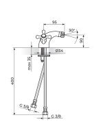 Baterija za bide Brontee Rosan NB29101 - Slika 2