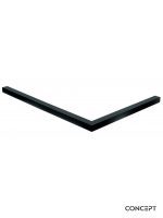 Gredica za tuš kabinu 120x80 crna-C-10-120BD