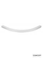 Gredica za polukružnu-R90 tuš kabinu bela