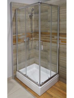 Tuš kabina Quartz 100x80cm providno-6mm-2