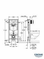 Ugradni vodokotlić Grohe Rapid-38721001 3u1-2