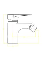 Baterija za bide Alcantara Linni - Slika 3