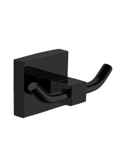 Držač sa 2 kuke Q Black Quartz