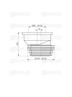 Odliv za wc šolju-simplon ekscentar-20mm 1