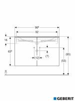 Lavabo sa ormarićem 100 Selnova-Square Geberit-2