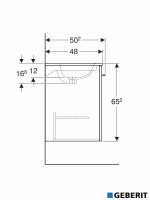 Lavabo sa ormarićem 55 Selnova-Square Geberit-3