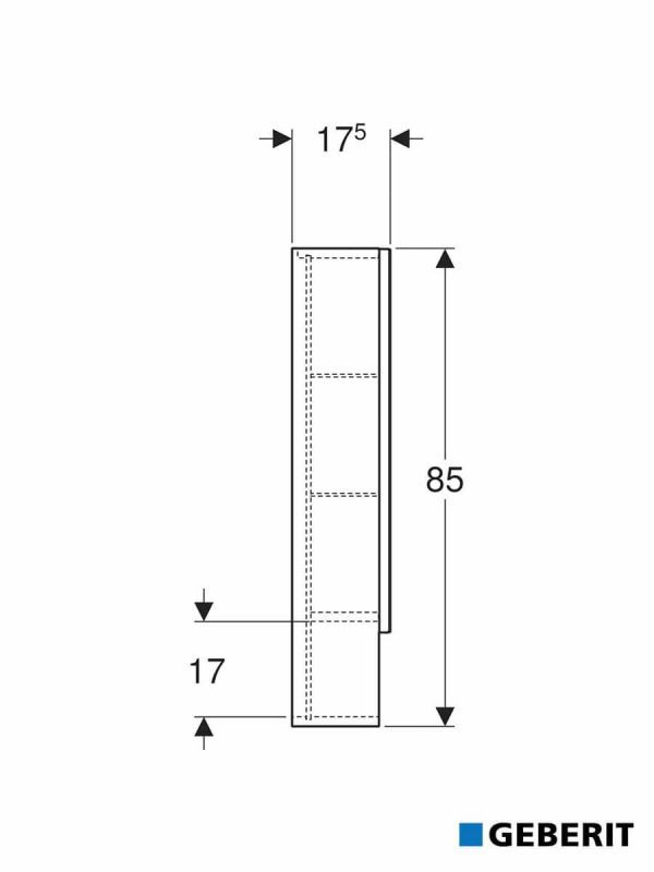 Ormarić sa ogledalom Selnova Square 78.8cm-4