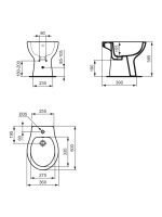 Podni bide Eurovit Ideal Standard - Slika 2