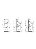 Pisoar Eurovit Ideal Standrad sa skrivenim odvodom vode - Slika 2