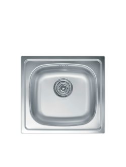 Metalac inox usadna sudopera Quadro ø90