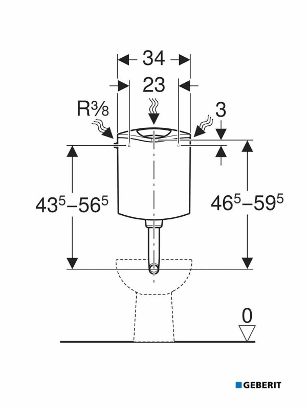 Vodokotlić Geberit AP116 136.430.11.1-2