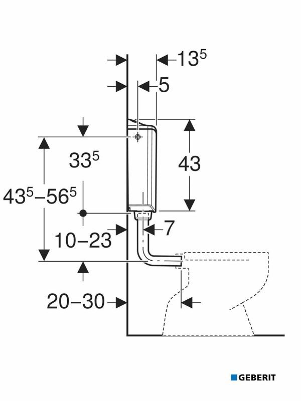Vodokotlić Geberit AP116 136.430.11.1-2