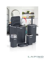 Kupatilska galanterija 5u1 Lapino siva OKY-615-1 - Slika 2