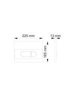 Taster Visam Milet hrom 224-002 - Slika 2