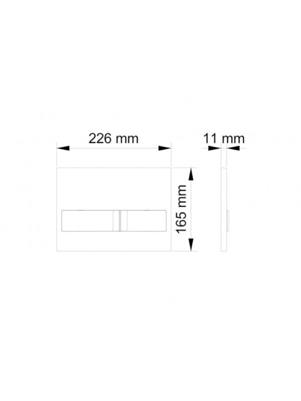 Taster Visam Karina hrom 226-002 - Slika 2
