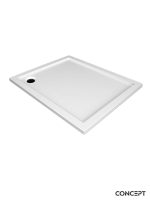 Slim tuš kada 100x90cm Concept Solilux