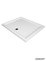 Slim tuš kada 120x80cm Concept Solilux