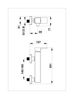 Baterija za tuš kadu SQ q40 00494 Herz - Slika 2