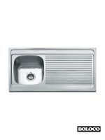 Nasadna sudopera Boloco BL 852 inox-ø60