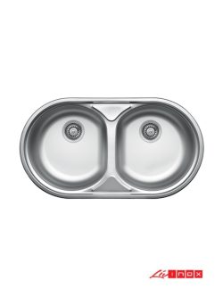 Ugradna sudopera-Livinox EC 186 inox ø90