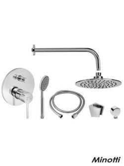 Ugradna baterija-tuš ruža i ručica Tubo