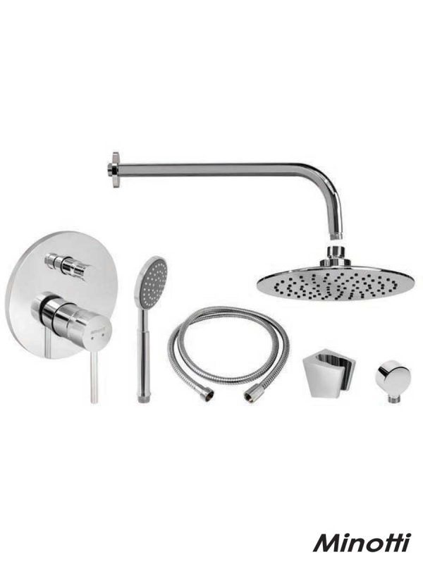 Ugradna baterija-tuš ruža i ručica Tubo Ugradna baterija-tuš ruža i ručica Tubo